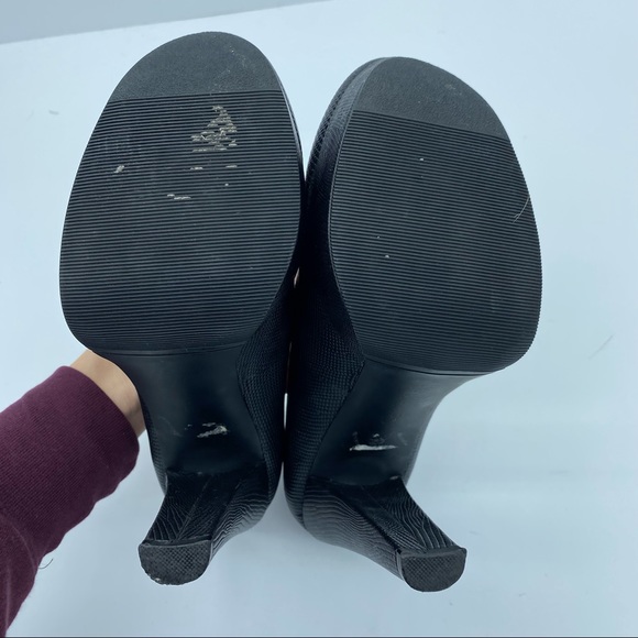 Calvin Klein Black Carley Platform Heels - Picture 8 of 8